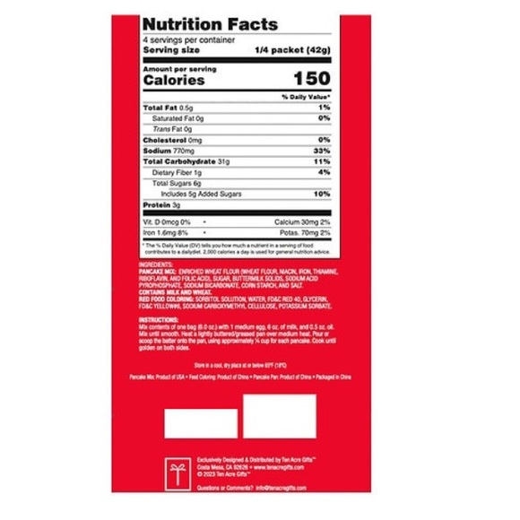 Heart Shaped Pan Skillet and Pancake Baking Mix - Picture 3 of 5